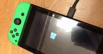 Windows 10 for ARM on Nintendo Switch