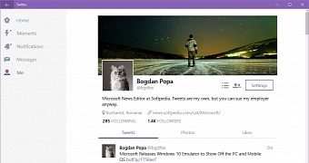 Windows 10 PCs and Mobile Phones Receive Twitter App Update
