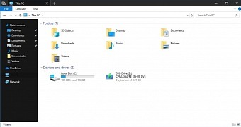 Current dark theme in File Explorer