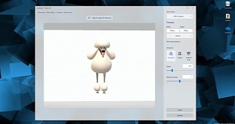 Video export options in Paint 3D