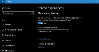 Shared experiences in existing builds of Windows 10 Creators Update
