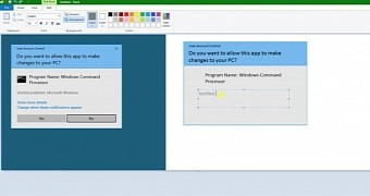 Windows 10 UI Is Made in Paint: User Creates UAC Interface in 10 Minutes