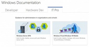 Windows documentation on docs.microsoft.com