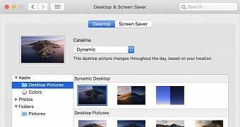 macOS dynamic desktop feature