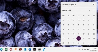 The Windows 11 calendar