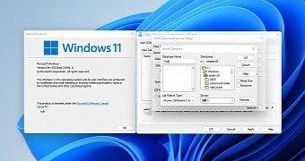 Windows 3.1 dialog in Windows 11
