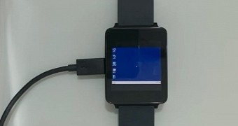 Android Wear smartwatch running Windows 7