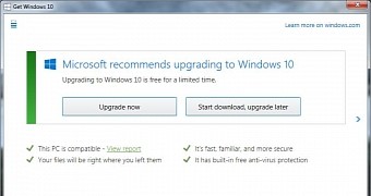 Get Windows 10 app on Windows 7