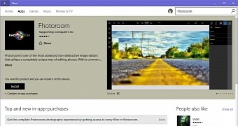 Fhotoroom in the Windows Store