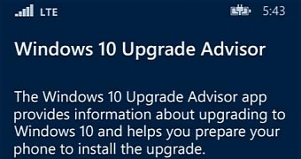 Upgrade Advisor app for Windows Phone