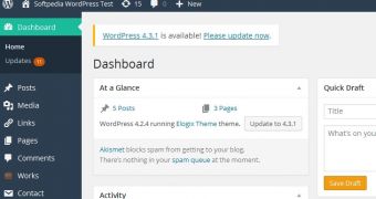 WordPress 4.3.1 is out