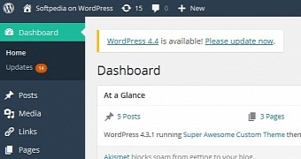 WordPress 4.4 is out, uprgade now