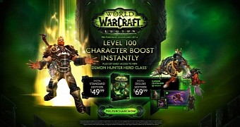 World of Warcraft: Legion pre-purchase advert