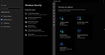 Windows Security in Windows 10X