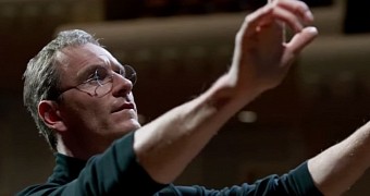 Michael Fassbender as Steve Jobs in the film about Apple's co-founder, out on October 23