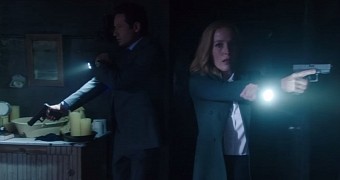 David Duchovny and Gillian Anderson as Mulder and Scully in the upcoming “X-Files” revival series