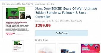 Xbox One Drops Price to 299 $ (249 €) for Black Friday Bundle, Includes Fallout 4 and Gears of War