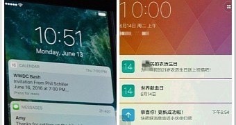 Widgets on iOS 10 and Xiaomi's MIUI