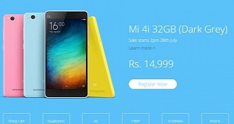 Xiaomi Mi4i 32GB Model Officially Unveiled, on Sale from July 28 for $235