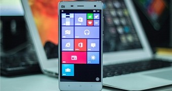 Xiaomi Mi4 running Windows 10 Mobile
