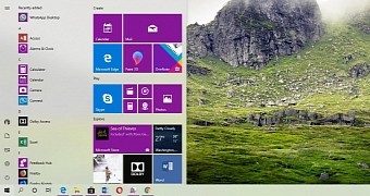 Live tiles in Windows 10 Start menu