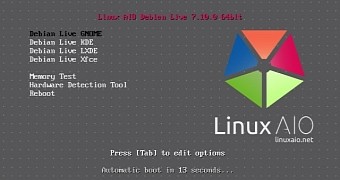 Linux AIO Debian Live 7.10.0