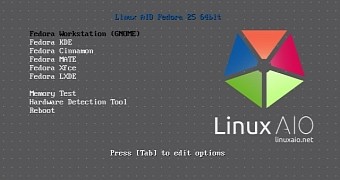 Linux AIO Fedora 25