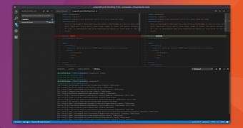 Visual Studio Code running on Ubuntu Linux as a Snap