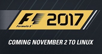 F1 2017 coming to Linux on November 2