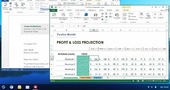 Zorin OS 12.2 running Microsoft Office 2013