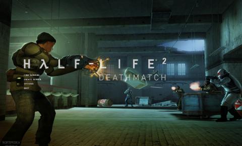 Half-Life 2: Deathmatch menu
