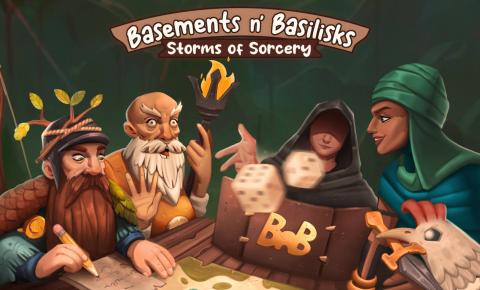 Basements n' Basilisks: Storms of Sorcery key art