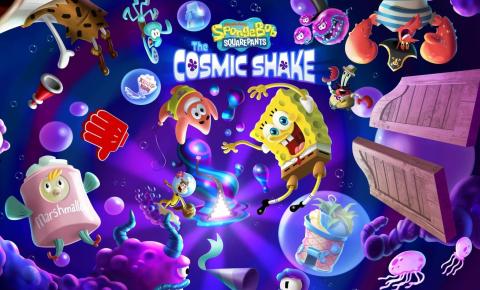 SpongeBob SquarePants: The Cosmic Shake key art