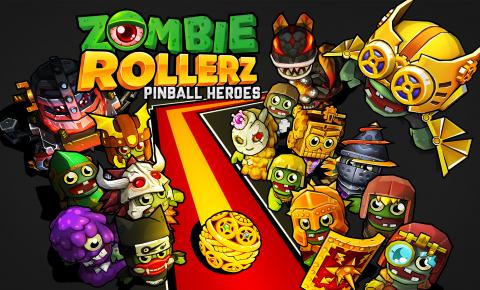 Zombie Rollerz: Pinball Heroes key art
