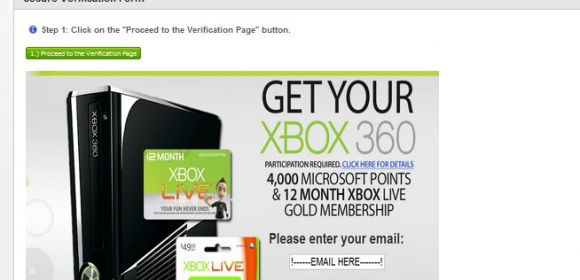 10,000 Microsoft Points Offered on Scammy Freebies Website