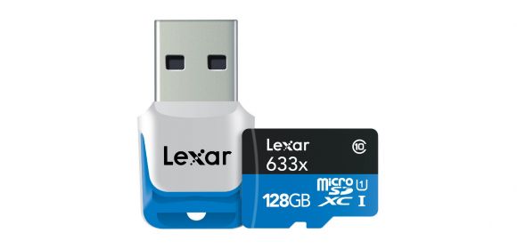 128 GB High-End MicroSDXC UHS-I Memory Card from Lexar Reaches Amazing 95 MB/s