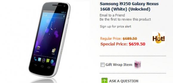 16GB Galaxy Nexus in White Up for Pre-Order for $660 (500 EUR)