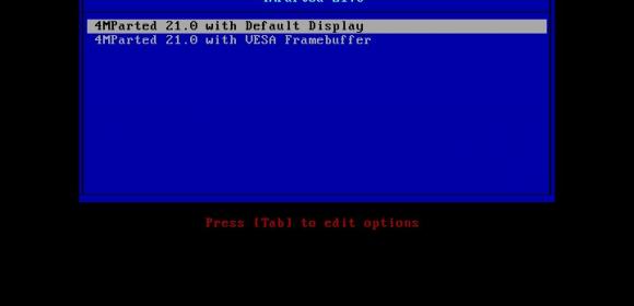 4MParted 21 Disk Partitioning Live CD Gets Beta Release, Based on GParted 0.26.1