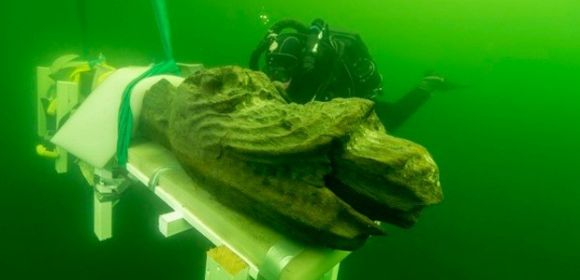 500-Year-Old Wooden Sea Monster Recovered from the Baltic
