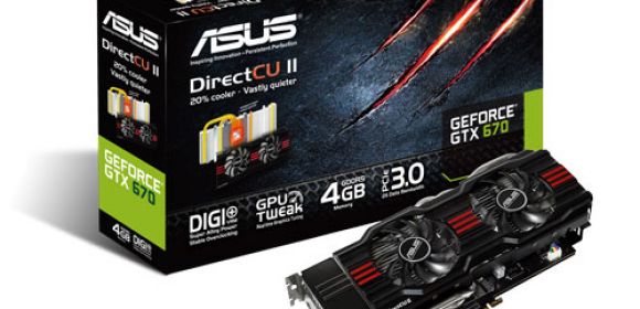 ASUS Announces GTX 670 DirectCU II 4 GB Video Card