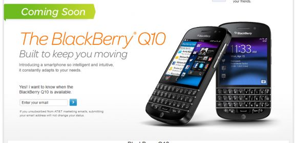 AT&T Kicks Off BlackBerry Q10 Pre-Registration