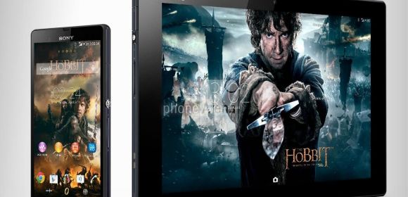 Alleged Sony Xperia Z4 and Xperia Z4 Tablet Show Up, Advertise for “The Hobbit”