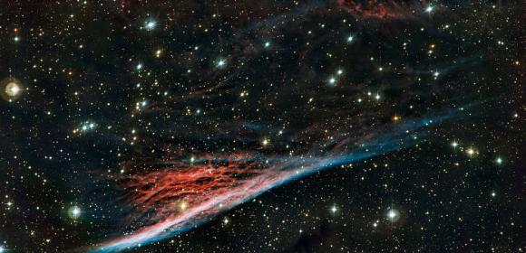 Amazing Broomstick Nebula Photographed in Space