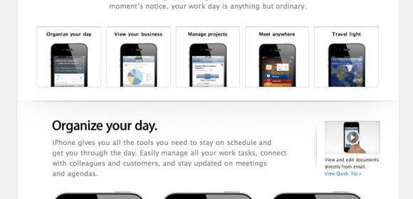 Apple Highlights Business Apps for iPhone