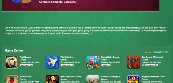 Apple Launches Dedicated iTunes Section for Game Center Apps
