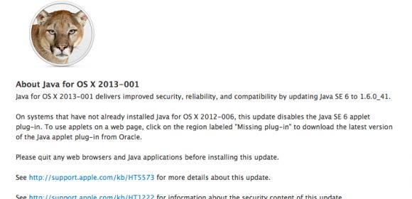 Apple Puts OS X Malware Removal Tool in Java Updates
