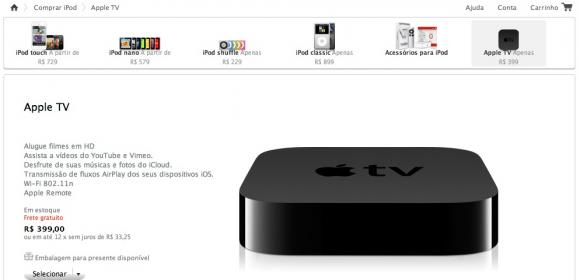 Apple TV Launches in Brazil