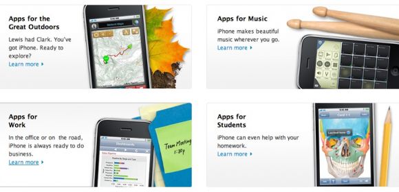 Apple Updates ‘Apps for Everything’ Page