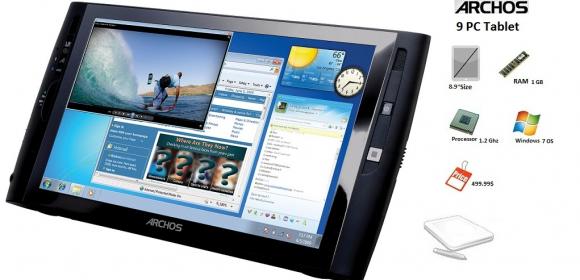 Archos 9 PC Tablet Drivers Now Available for Download