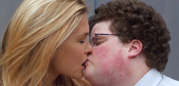 Bar Refaeli Makes Out with Nerd in Go Daddy Super Bowl Ad
